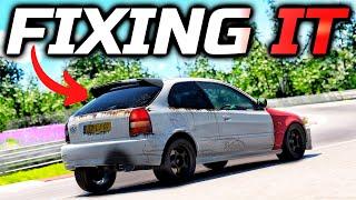 Rebuilding A HONDA CIVIC In Gran Turismo 7 (Barn Find!)