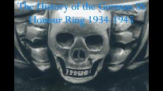 German SS Honour Rings of Heinrich Himmler`s  Allgemeine SS. This show the Death Head Skull Rings