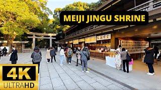 TOKYO, JAPAN  [4K] MEIJI JINGU SHRINE — Walking Tour