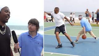 The Professor Goes Undercover, Tricks Pro Hooper into 1v1