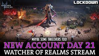 Epics Only, New Account Day 21! Live Stream! Watcher of Realms