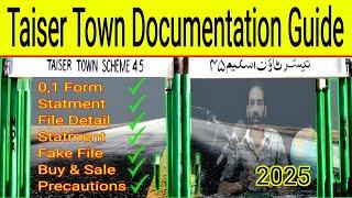 Taiser Town Scheme 45 Most IMPORTANT Inforamation | Taiser Town Documentation | AL Buraq Mohsin