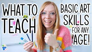 Basic Art Skills to Teach Beginners | All Ages!