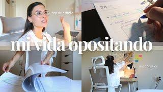 UN DÍA EN MI VIDA | Todos mis tips de estudio y hábitos para aprobar las oposiciones 