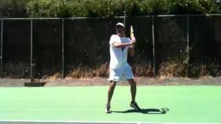 Forehand - student Rahul (coach Mauro Marcos)