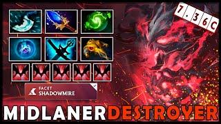 WTF?! NEW Shadow Fiend MAGIC Build is OP! - Dota 2 Replays [Watch / Learn / Destroy]