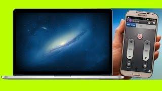 HOW TO: Use your Samsung Galaxy S4 as a MacBook REMOTE | control your MacBook with the S4