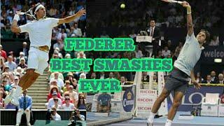 ROGER FEDERER BEST SMASHES EVER.. (HD)