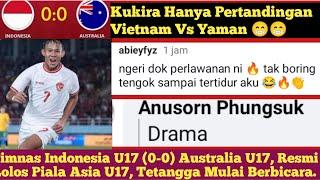 Komentar Fans Thailand Vietnam & Malaysia Saat Indonesia U17 Imbang Dengan Australia U17 | Runner Up