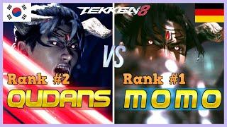 Tekken 8 ▰ QUDANS (#2 Ranked Devil Jin) vs MOMO (#1 Ranked Devil Jin) ▰ Player Matches