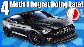 4 Car Mods I REGRET Doing Late!