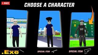 Choose police characters in dude theft wars | dude theft wars .exe