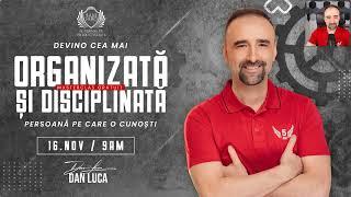 [MasterClass] Devino cea mai Organizată și Disciplinată persoană pe care o cunoști!