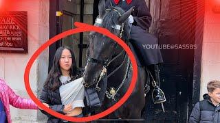 INSTANT KARMA KING’S HORSE GUARDS REVENGE FOR HARASSMENT