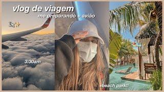 vlog de viagem: preparação + avião + aeroporto