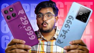 Realme GT 7T vs Motorola Edge 60 Pro - Which is Better for Under 30K ?