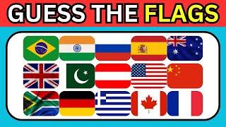 CAN YOU NAME THESE FLAGS? Guess the Country from the Flag!