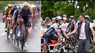 Giro d'Italia 2025 - Stage 6 Highlights - Chaotic day, massive crash, abandons and neutralisation...