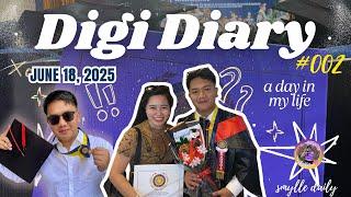 Digi Diary #002 | a day in my life series| June 18, 2025 | a mini vlog by smylle | Zing's Grad Day