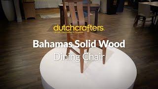 Featured Amish Dining Chair: The Bahamas Chair, from DutchCrafters