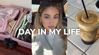 day in my life: resetting after a trip, working out & skims haul