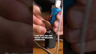 EMERGENCY HACK: Charge your phone with a 9-volt battery