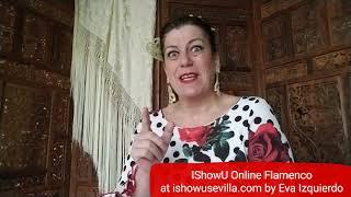 Intro to Fandangos: IShowU Online Flamenco 5 with Eva, expert on beginners www.ishowusevilla.com