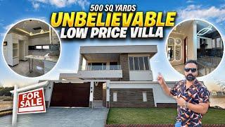 UNBELIEVABLE Low Price! OWNER-BUILT 500 Yards Villa in Bahria Town Karachi Homes | Affordable Price