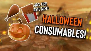 All Halloween LIMITED Consumables! | Tower Defense Simulator (Roblox)