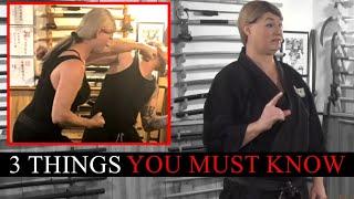 3 Things YOU MUST KNOW For SELF DEFENSE | Ninjutsu Martial Arts Training Techniques