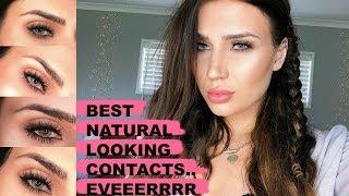 Best natural colour changing contacts | Hazel Brown Eyes | Otaku Lens Collection