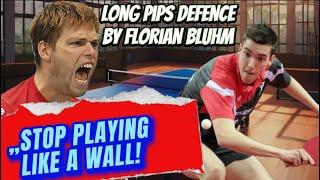 YOU SHALL NOT PASS‼️ LONG PIPS DEFENDER Florian Bluhm Vs Sven Happek