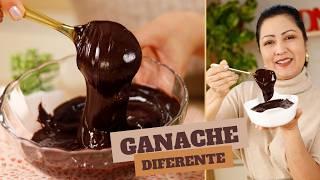 MAIS ECONÔMICA - FÁCIL E PRONTA EM MINUTOS - GANACHE DIFERENTE PARA COBERTURA E RECHEIO-Dika da Naka