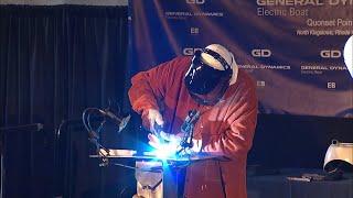 USS Oregon (SSN-793) keel laying - :30 version