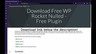 WP Rocket Free Download Plugin %100 Active 2023 | Latest Version