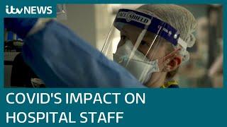 Anti-depressants, sleeping pills and family worries: Covid's impact on NHS hospital staff | ITV News