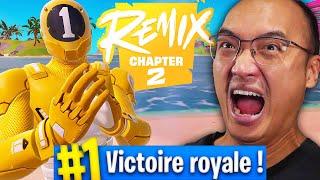 J'AI ENFIN MON PREMIER TOP 1 SUR FORTNITE CHAPITRE 2 REMIX