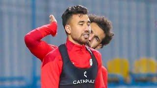 شوف محمد صلاح عمل ايه مع تريزجيه لما الكورة وقعت منه