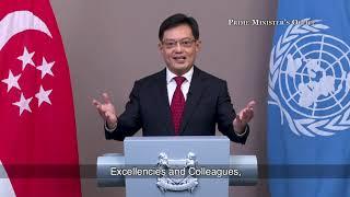 DPM Heng Swee Keat at the UNGA High-Level Event on COVID-19