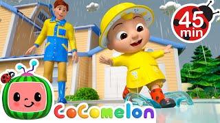 Rain Rain with JJ's Boots Song! ️ + MORE CoComelon Nursery Rhymes & Songs