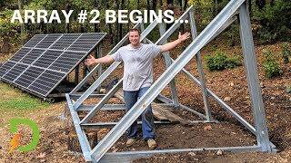 Building A DIY Solar Array Ground Mount (Part 1)