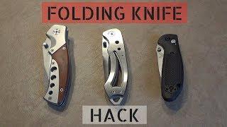 Three Ways To Quickly Open A Folding Knife - Sharp Works