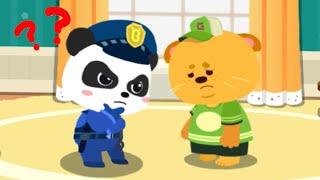 Little Panda's Life: Sheriff Kiki - Help Little Cop Kiki and Catch the Bad Guys - Babybus Games