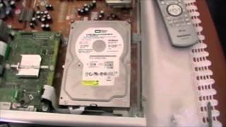 Panasonic DMR-EH55 dvd recorder, how to replace the hard drive