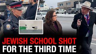 A Toronto Jewish girls' school was shot up for the THIRD time this year!