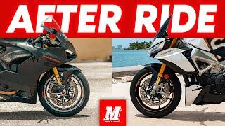 Motomillion Panigale V2 & Tuono V4: Street Performance Review & Upgrades! | After Ride Ep.01