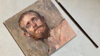 Oil painting demo - tiling paint and style v.s accuracy