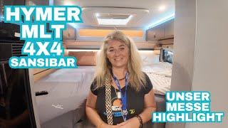 HYMER MLT 4x4 Sansibar  Unser Messe Highlight 2024  Kann der wirklich Offroad?