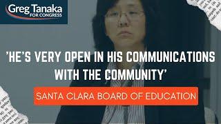 Grace Mah discusses how Greg Tanaka has helped his community
