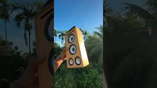 DIY Mini Bluetooth Speaker from Scratch #DIYSpeaker #BluetoothSpeaker  #TechShorts  #HomemadeGadgets